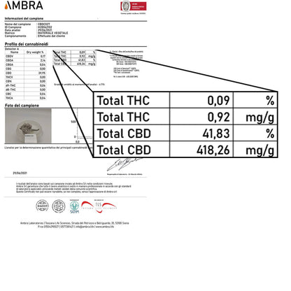 Ice Rock CBD 41,83% - Cannabis Light